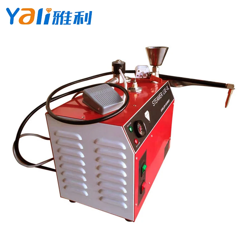YALI 6L Stainless Steel Steam Cleaner for Jewelry Marking Machine Professional Jewel Jet Cleaning Equipment