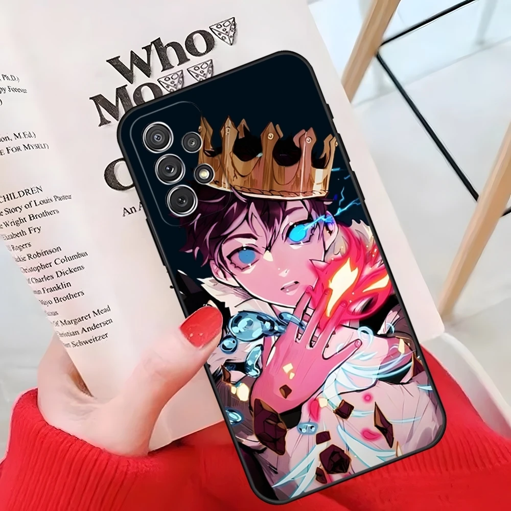 MINISO-The Beginning After The End Phone Case For Samsung Galaxy A50 A53 A55 A54 A34 A33 A32 A24 FE S25 S24 S23 S22 Back Cover
