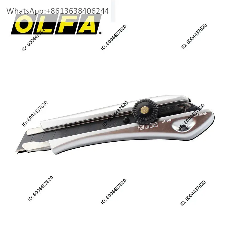 Cuchilla de Repuesto Negra OLFA Aihua Importada para Cuchillo Multiusos de Corte, 18mm, LBB-10/50