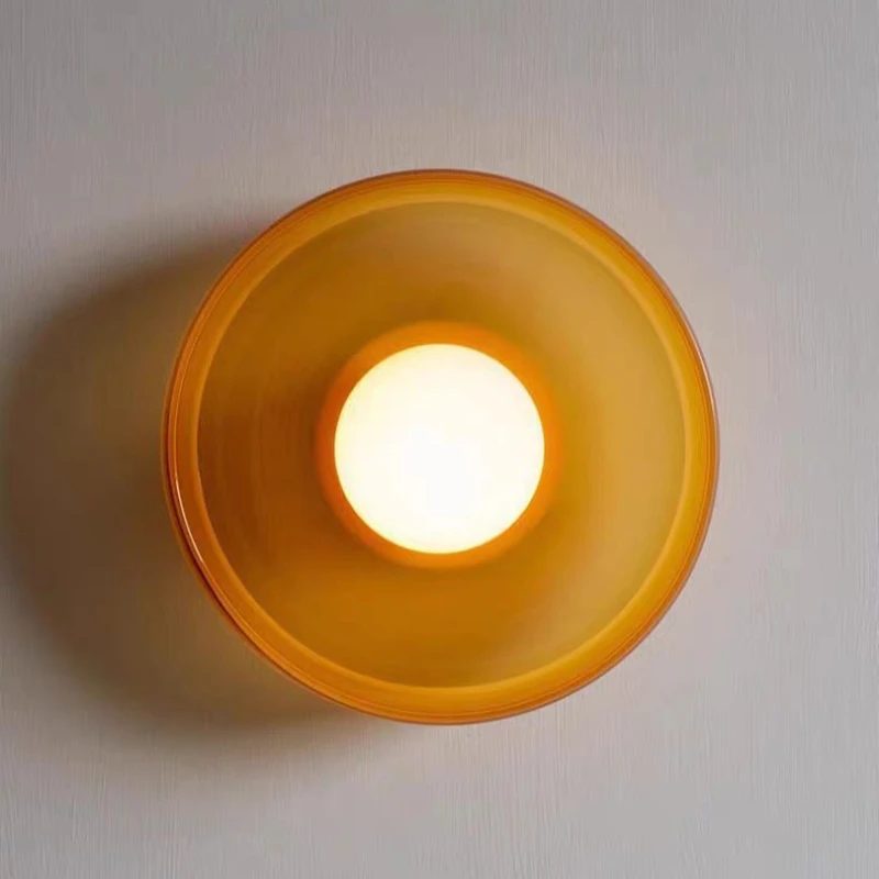 

Glass Creativity Ceiling Lamp Modern Minimalism Chandelier Corridor Balcony Bedroom Pendant Light Tricolor Home Lighting Lamps