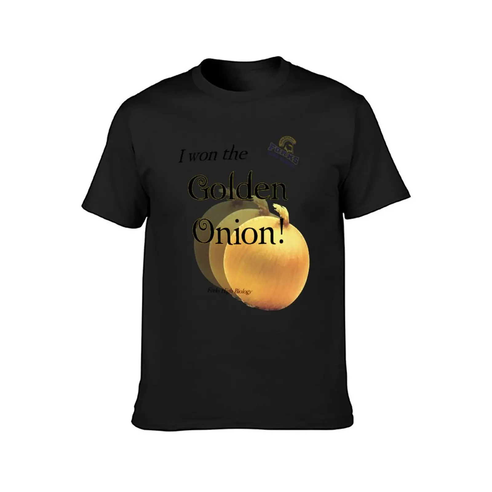 I won the Golden Onion! T-Shirt vintage clothes boys animal print oversized t shirt men