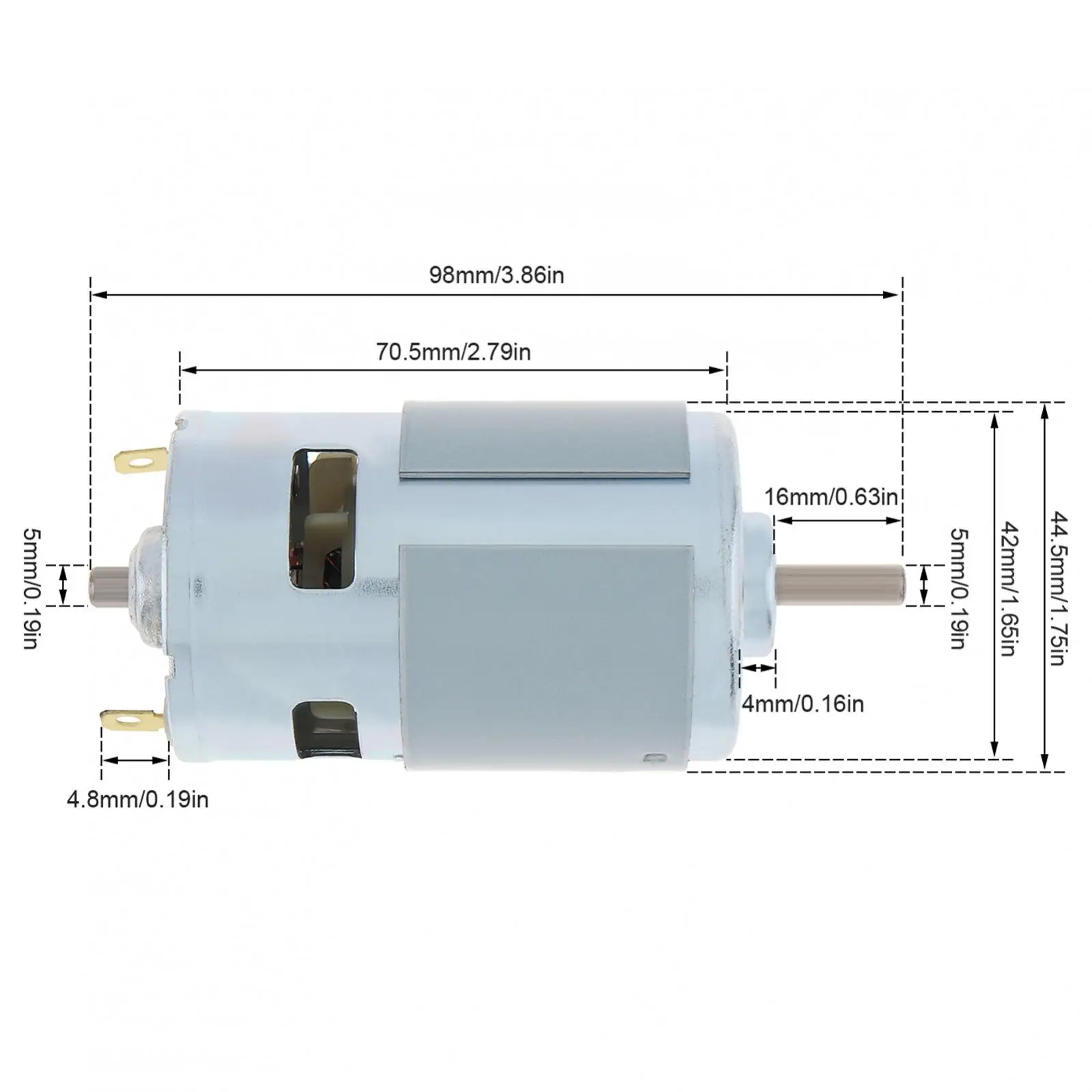 795 DC Motor 12V 24V 3000-12000RPM High-speed Large Torque Micro Motor for DIY Toys / Micro Machine with Double Ball Bearing