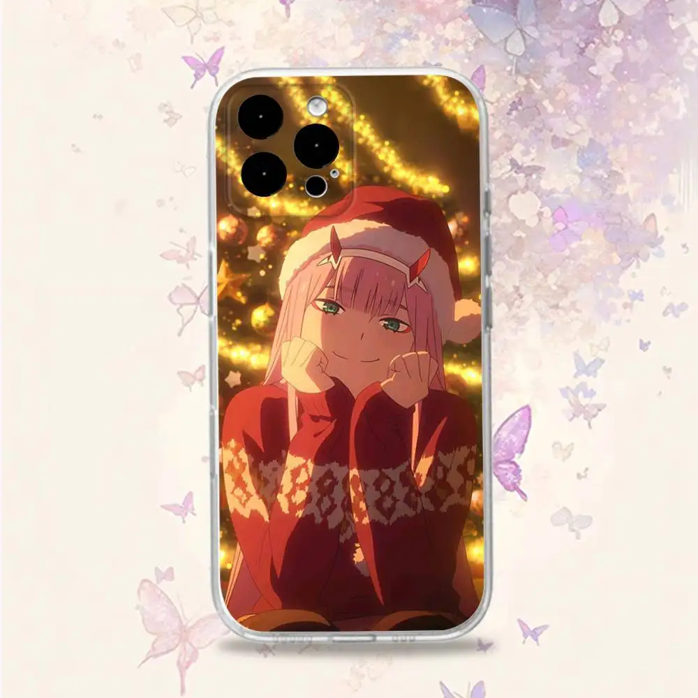 Funda de teléfono Z-ZeroS Anime T-TwoS para iPhone 11,12,15,16,17,13,14,Pro,Max,Plus,E,Mini,Air,SE4, funda trasera transparente de TPU suave