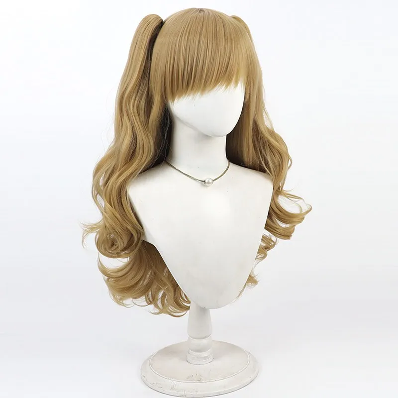 Virtual YouTube Vtuber Sister Claire Cosplay Wig Halloween Carnival Party Props Synthetic Hair Heat Resistant Fiber + Wig Cap