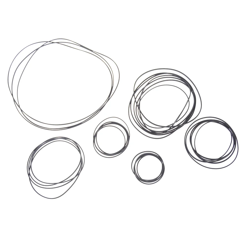 1pack Mix Cassette Tape Replacement Rubber CD DVD Cassette Tape Recorder Turntable Strap Belt For CD-ROM Video Machines 1*1mm view 3