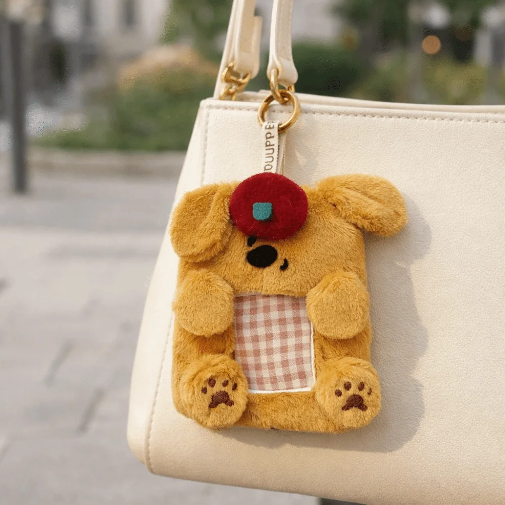 

Small Pouch Animal ID Card Holder Photo Storage Cartoon Card Holder Daily Life Keychains Work Card Cover Office Student