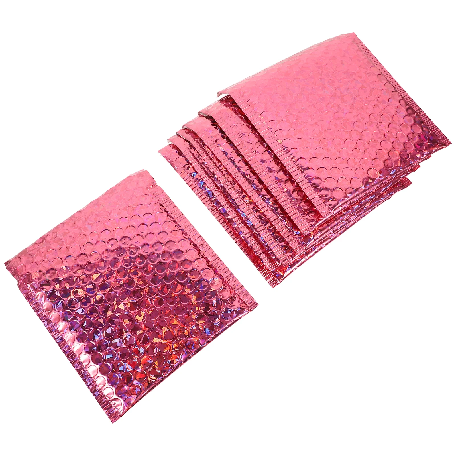 

20pcs Bubble Bags 15x13cm Rose Gold Self Adhesive Waterproof Mailing Envelopes Compact Shipping Packaging Gift