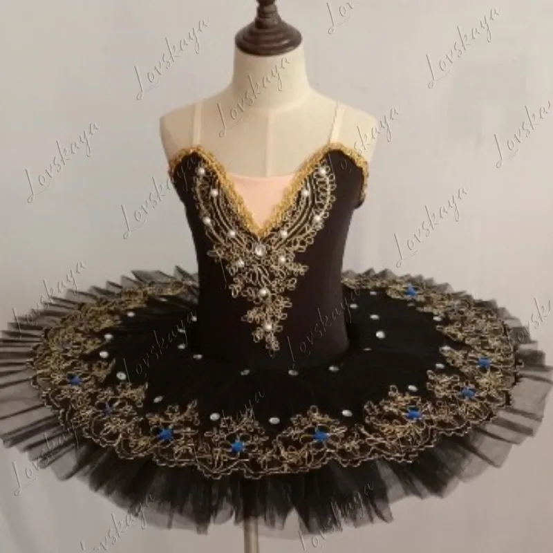 ชุดบัลเล่ต์เด็ก - ชุดการแสดงเด็กผู้หญิงประดับเลื่อมรูปหงส์น้อย - ชุดกระโปรงพองสไตล์ใหม่สำหรับเด็กสำหรับการแสดงบนเวที