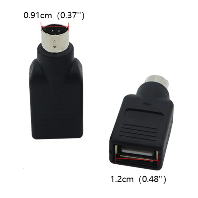 1 pz/2 pz Adattatore USB Convertitore Tastiera Mouse USB Femmina A PS2 PS/2 Maschio Usb Tastiera Mouse Accessori Convertitore Del Computer