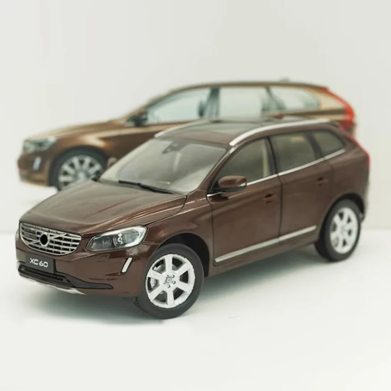 

Масштабная модель автомобиля Volvo XC60 из сплава, 1:18, готовый продукт, имитационная игрушка, коллекционная статическая модель для демонстрации