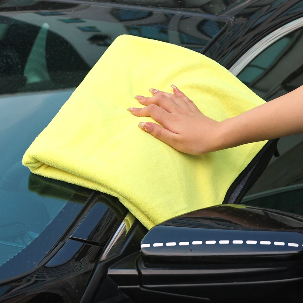 Car Wash Towels Professional Car Wipe Towels Ultrafine Fiber High Water Absorption Washing ClothTthickened Soft and Non Shedding