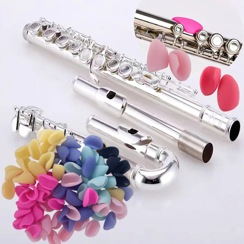 Six colors optional flute silicone non-slip correction hand type finger bracket hand bracket set special instrument accessories