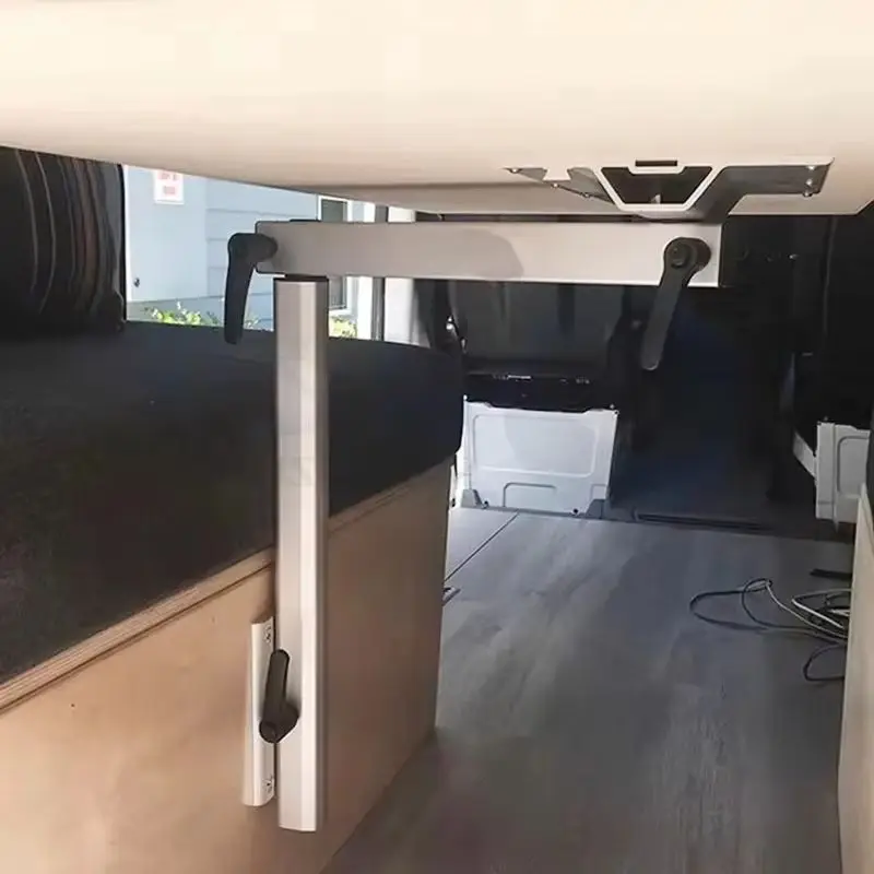 support-de-table-universel-pliable-et-pivotant-fixation-laterale-relevable-installation-facile-pour-la-modification-de-plateau-de-table