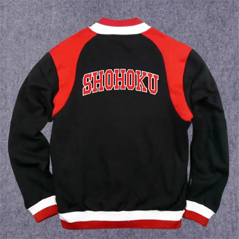 Anime Shohoku School Basketball Team Autumn Winter Coat Jersey Cosplay Costume Sakuragi Warm Jacket Tops Sports Wear Uniform