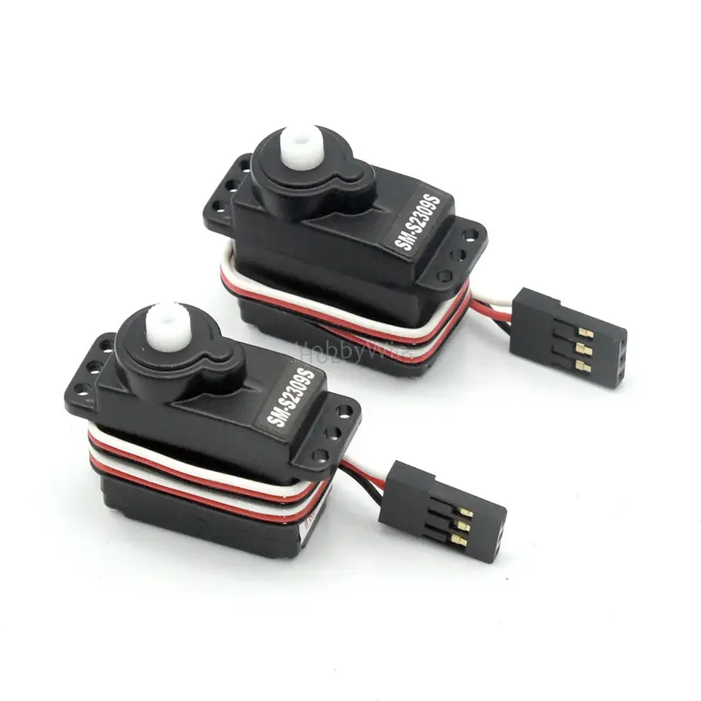 SpingRC SM-S2309S Micro Analog Servo Plastic Gears 2pcs  RC Model Airplane Glider Helicopter image 5