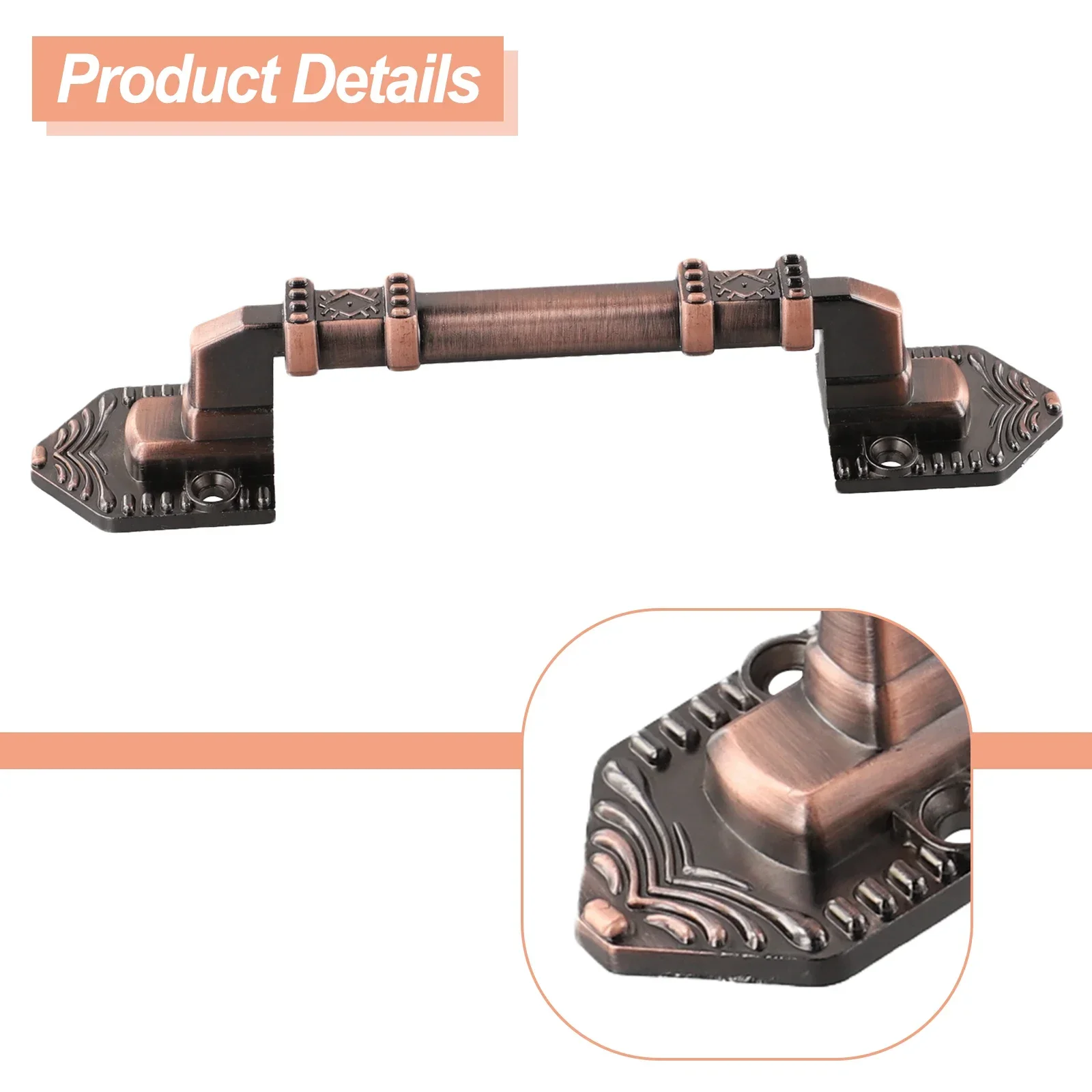 European Antique Aluminum Alloy Door Handle Pushpull Design For Door And Drawer Applications And Rust Resistant