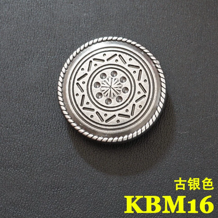 

Bag Accessories KBM16 Retro Carved Cloth Buckle Leather Decoration Wallet Buckle Buckle New