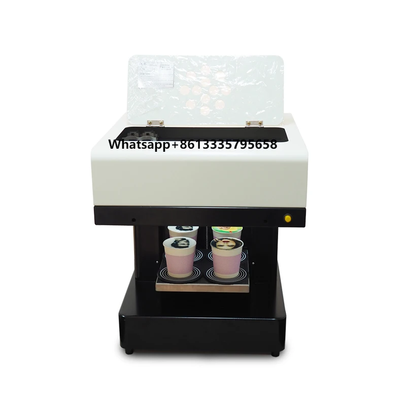

Ocinkjet WIFI New 4 CUP 3D Foodprinter Coffee Cake Fruit Salad Pizza Printer With Edible Ink