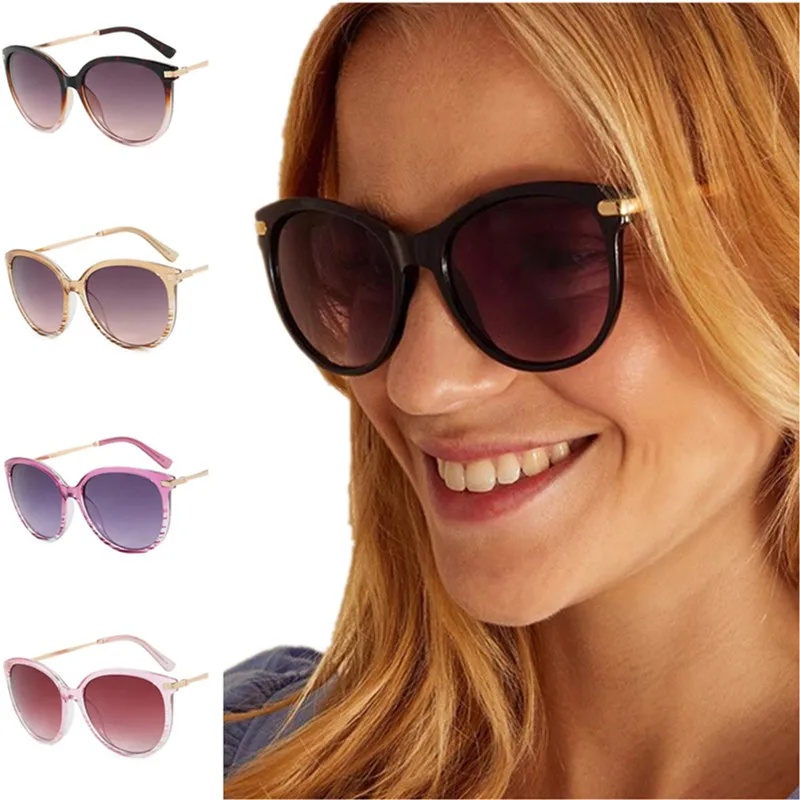 

Fashion Sun Glasses Women Anti-UV Spectacles Cat Eye Eyeglasses Oversize Frame Ornamental Simplity Beach Sunglasses