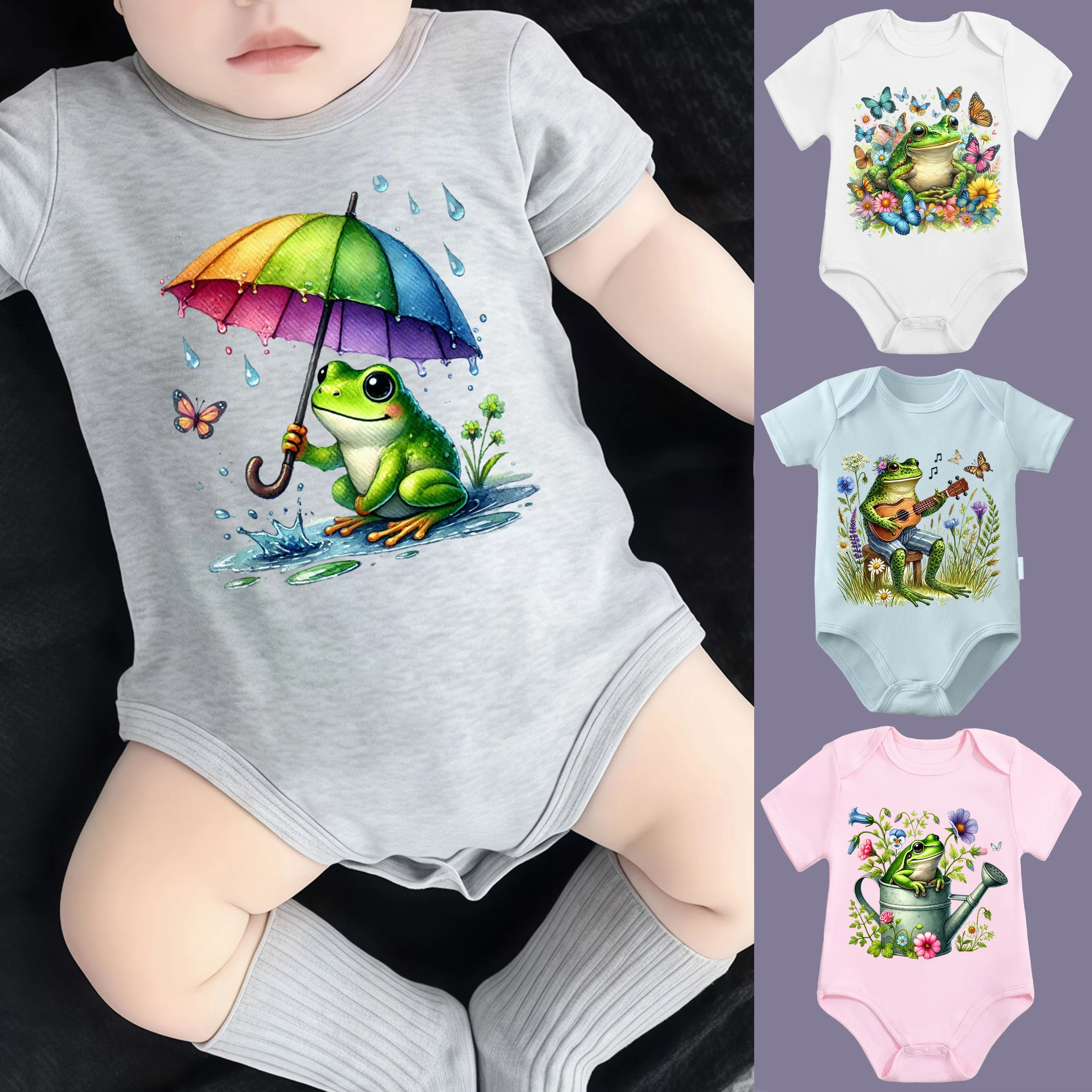 

Боди из 100% хлопка в стиле ретро, весенний комбинезон с мелодичным принтом, удобная одежда для малышей, комбинезон для новорожденных от 0 до 12 месяцев