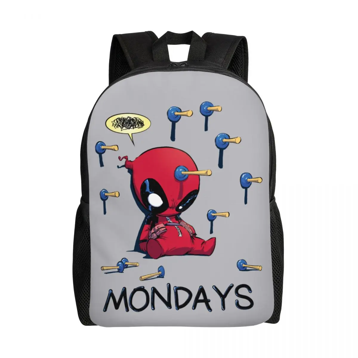 

Custom Deadpool I Hate Mondays Travel Backpack Women Men School Computer Bookbag College Student Daypack Bags