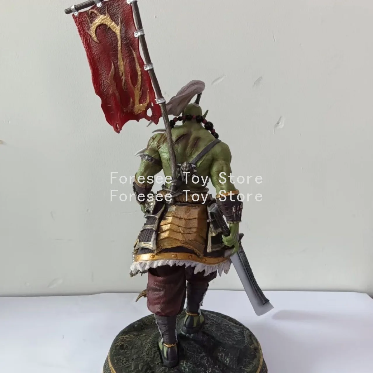 45cm Blade Master Samuro Figure Warcraft Anime surroundings Figures Collection Desktop ornament decorations Best Gifts for boys