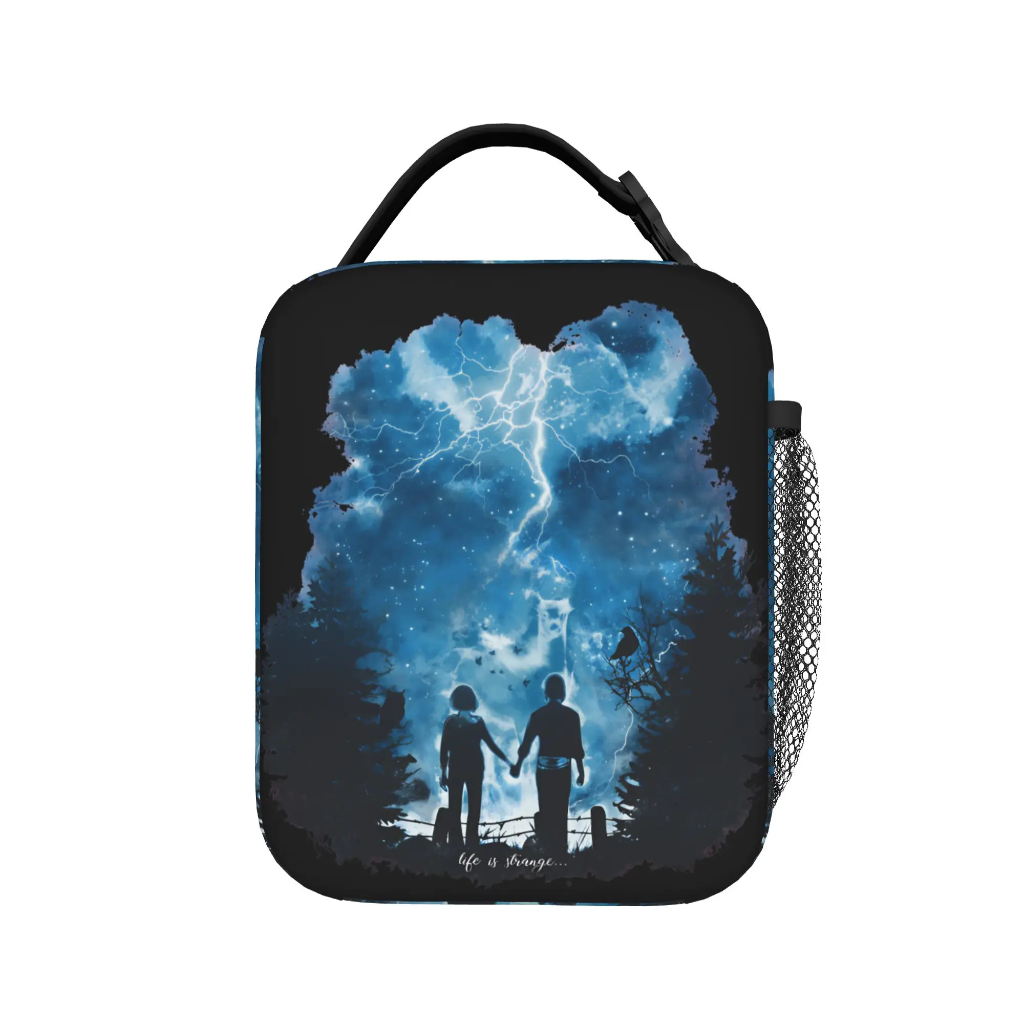 The storm of Life Is Strange Insulated Lunch Bags Cooler Bag ,Meal Container  Leakproof Tote Lunch Box Men Women Beach  Travel