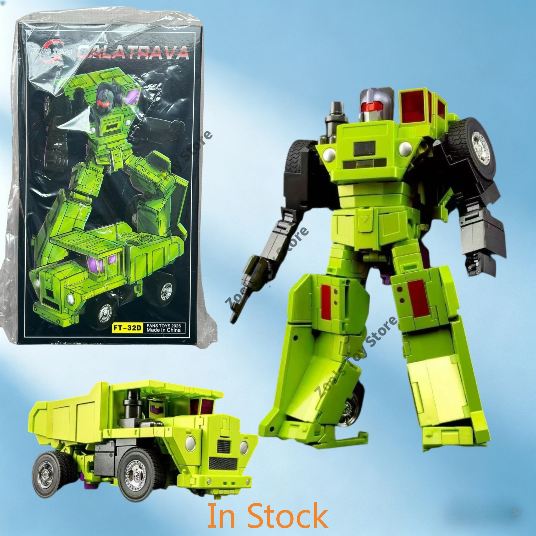 

Фигурка FansToys FT-32D Calatrava (Long Haul) G1 Devastator Constructicon Masterpiece Scale, трансформирующаяся, MISB