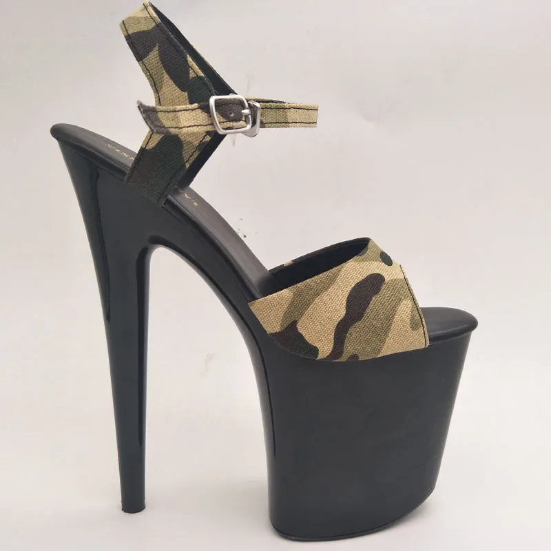 

Sexy Fashion Shoes Model Catwalk Performance Large Size Women's Shoes Stiletto Heels 20CM/cm Super High Heels Sandals