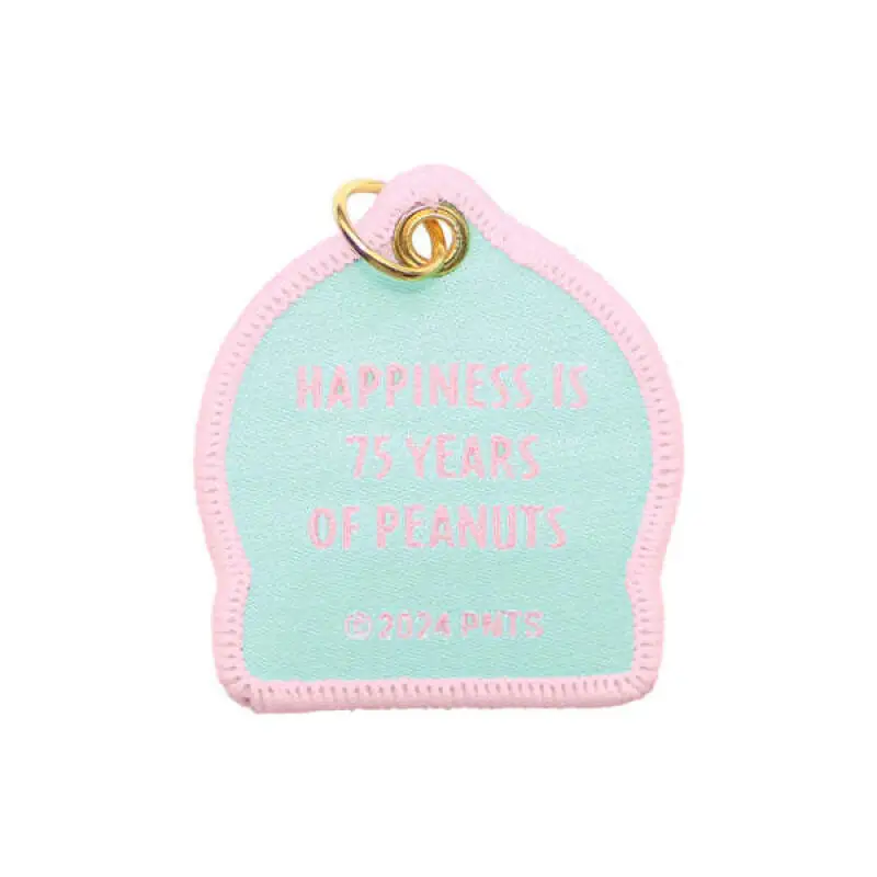 Kawaii Snoopy 75Th Anniversary Embroidered Keychain Pendant Cute Cartoon Keychain Bag Pendant Headphone Anti-Lost Pendant Gift