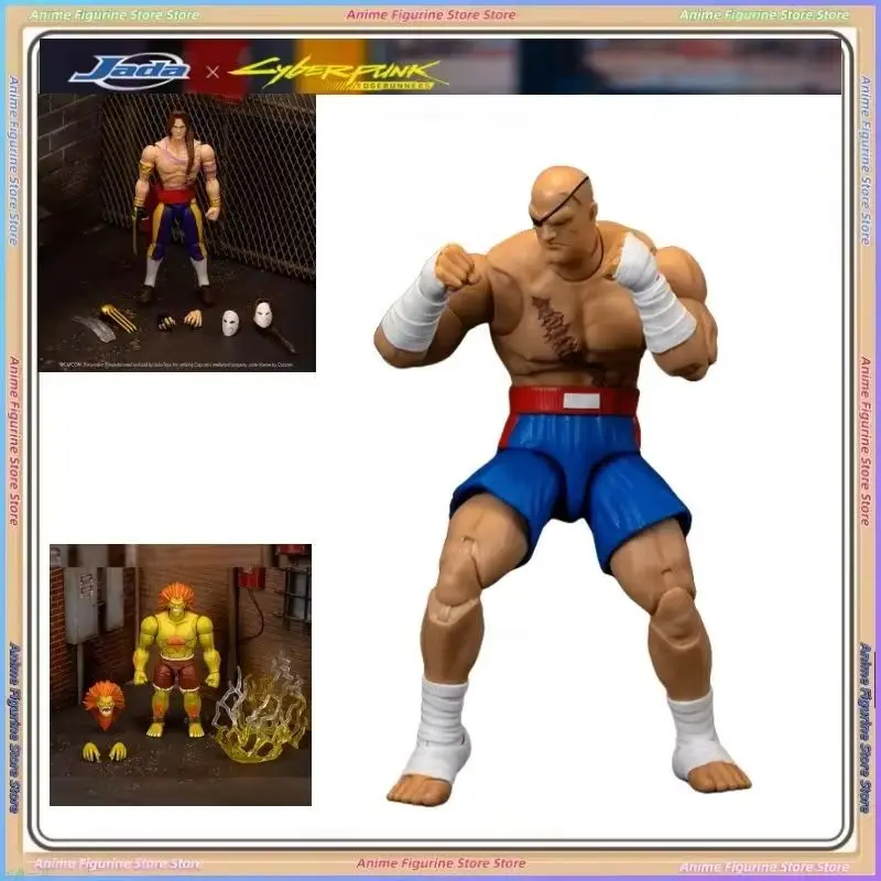 

Jada Street Fighter 2 Blanka Sagat Balrog Модель 6 дюймов 1/12 Подвижная фигурка игрушки