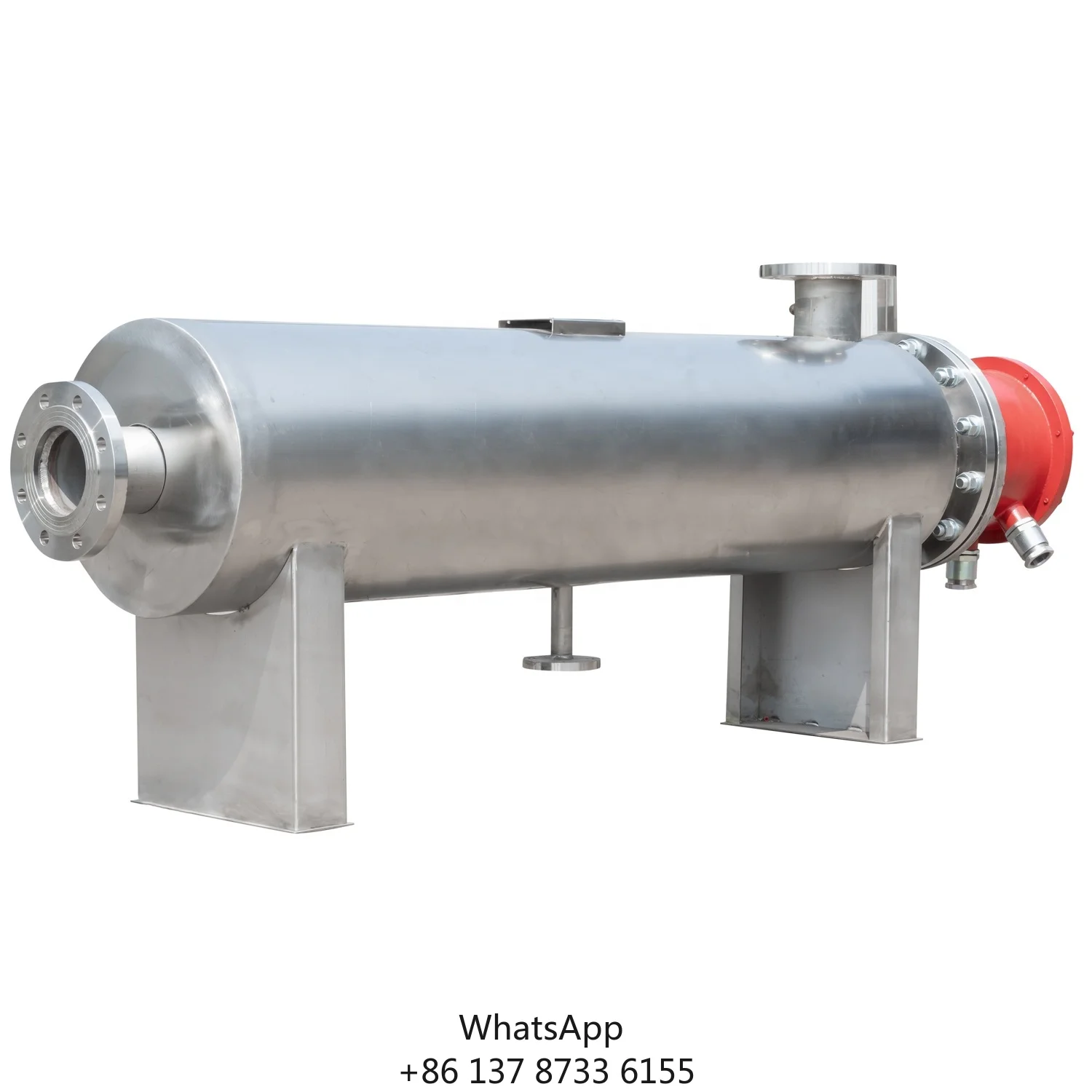 Customized High-Power 150KW And 200KW Industrial Electric Compressed Air Heaters Stainless Steel Material For Pipeline Heating