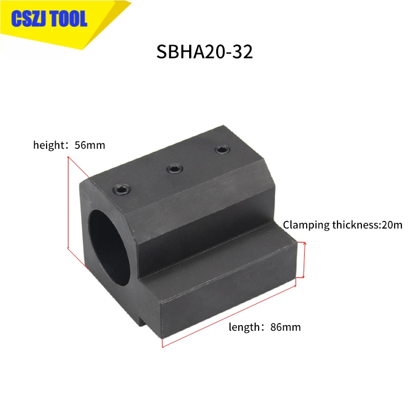 CSZJ SBHA16-20 SBHA20-25 2020-2D SBHA CNC Lathe Inner Diameter Auxiliary Tool Holder Tool Sleeve Inner Hole Guide Sleeve Holder