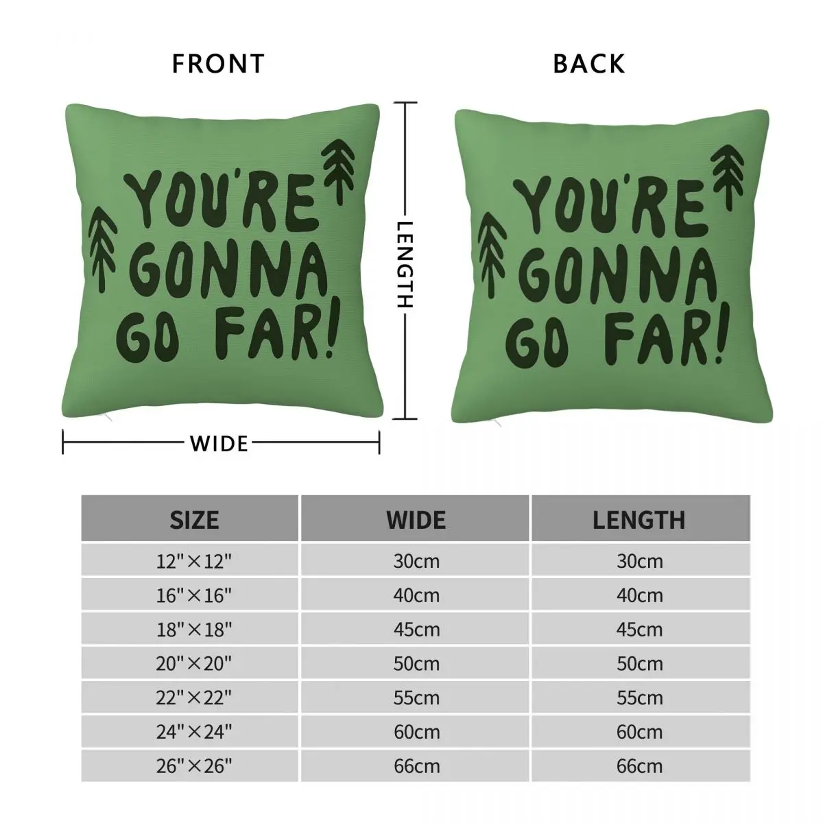 You're Gonna Go Far Noah Kahan Square Pillowcase Polyester Linen Velvet Printed Decor Pillow Case Sofa Seater Cushion Wholesale