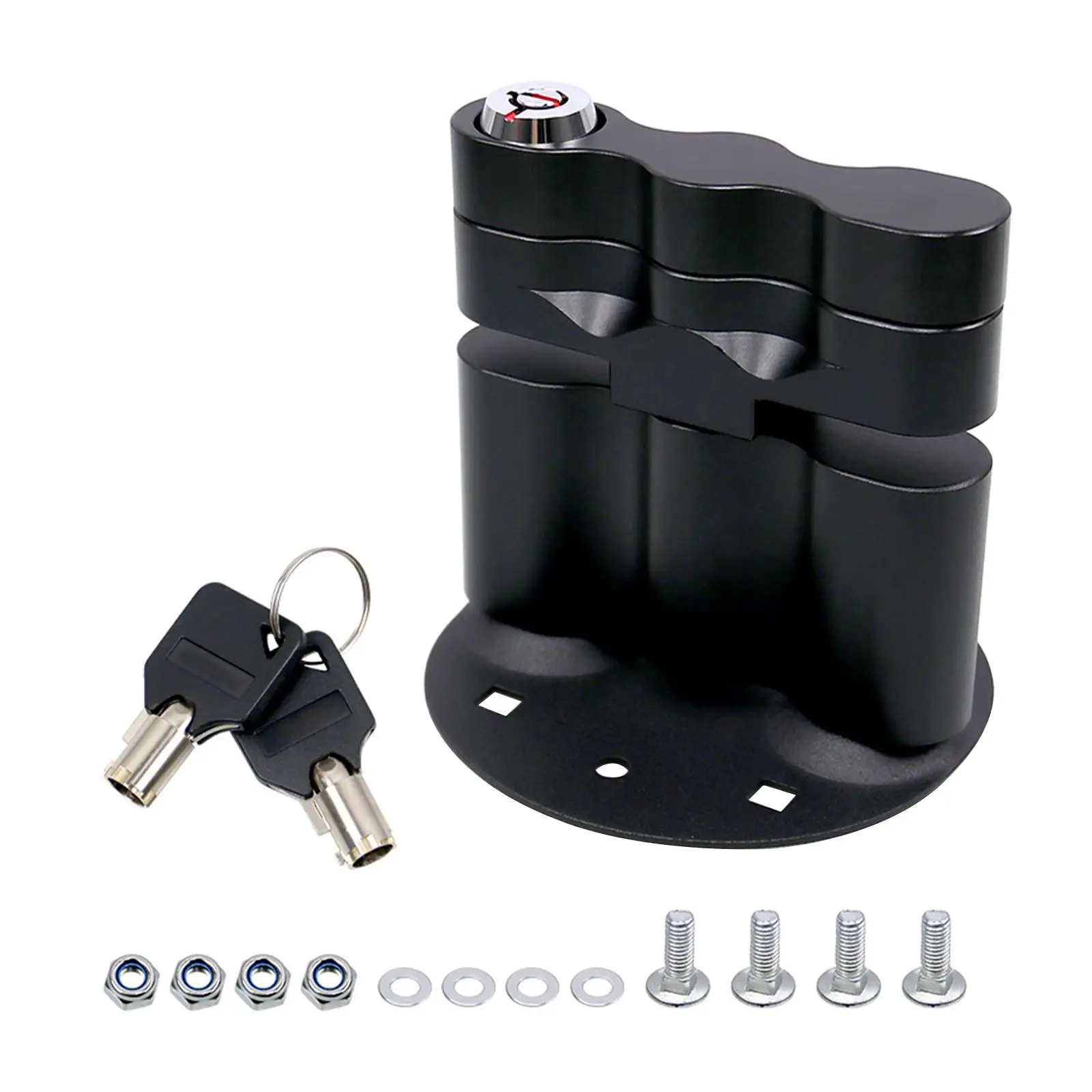 RX Fuel Pack Locking Mount Lock Rustproof Gas Container Mounting Bracket Durable