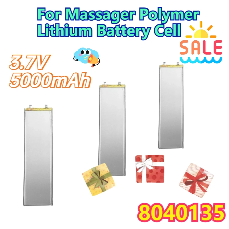 

8040135 3.7V 5000mAh 3.7V for Massager Polymer Lithium Battery