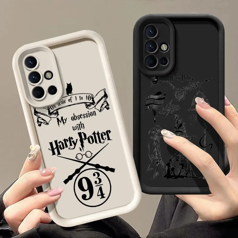 Potters Wand Harries Phone Case For Samsung Note 20 Ultra A03 Core A04 A05 S A01 A06 A20 A30 A50 M12 M13 M15 M34 5G M51