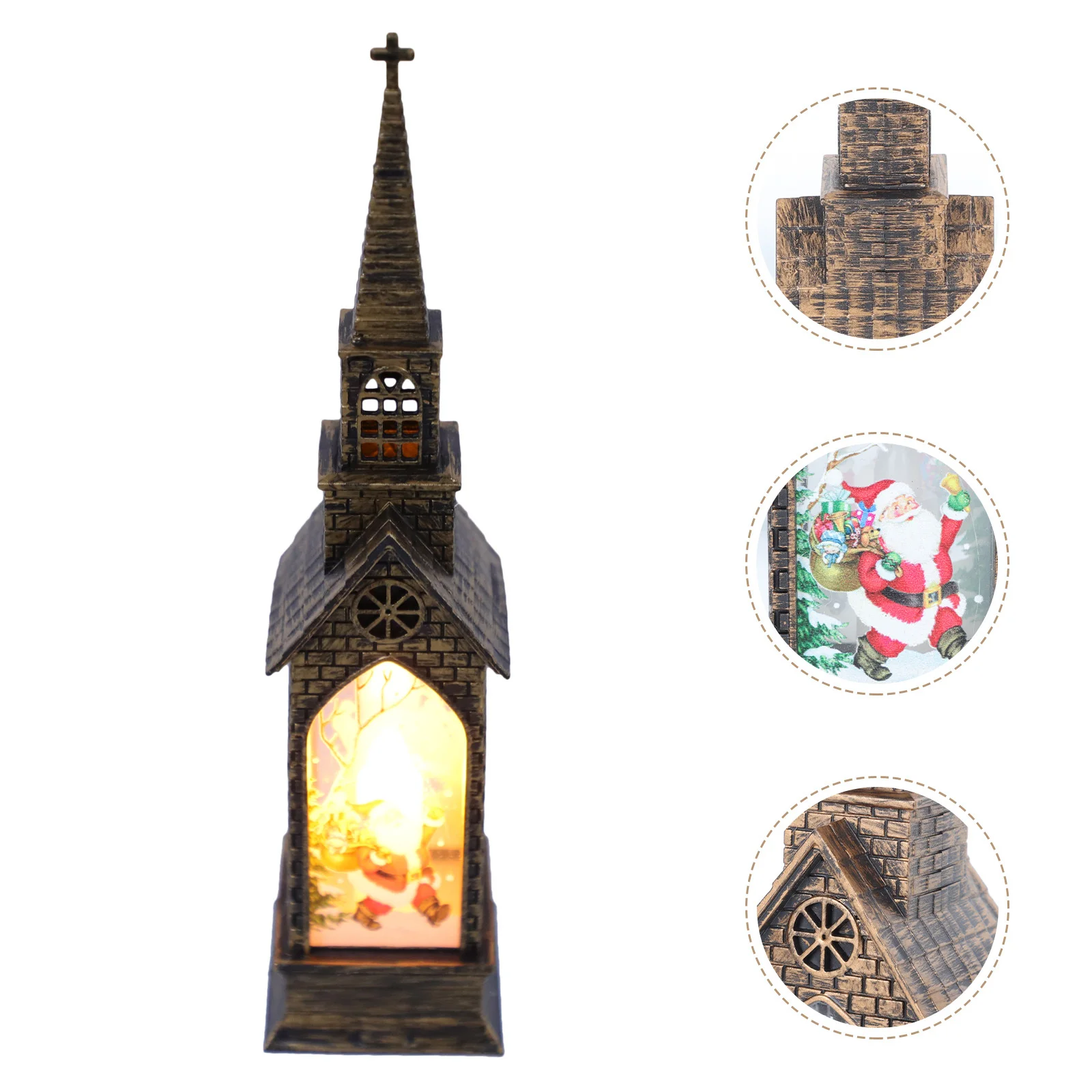 1 قطعة ديكور عيد الميلاد مضيئة زينة صغيرة LED ضوء الليل المنزل منضدية الزينة هدية احتفالية حلية صغيرة