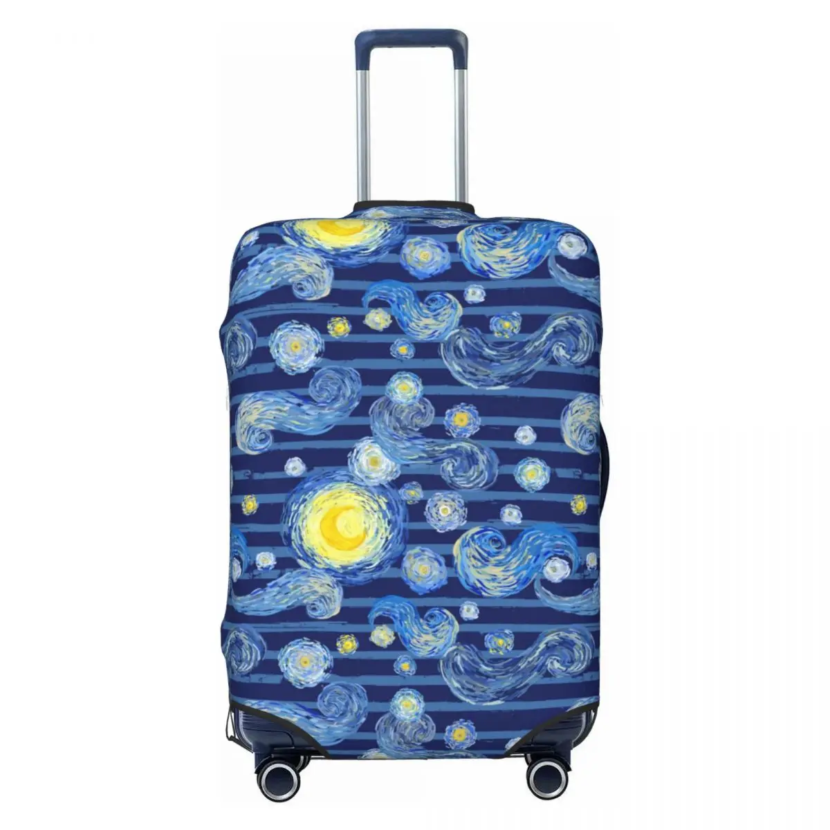 

Van Gogh The Starry Night Luggage Cover Elastic Travel Suitcase Protective Covers Fits 18-32 Inch
