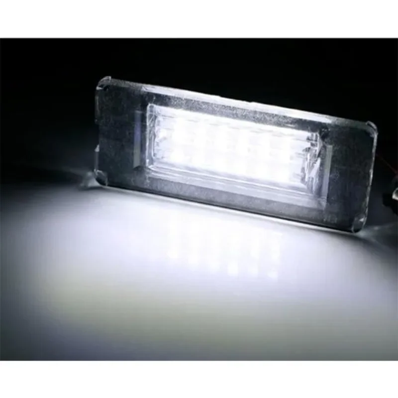 R56 R57 R58 R59 المدمج في CAN-bus المقاوم خطأ الحرة مقاوم للماء 6000K الأبيض 2 قطعة أضواء LED لوحة ترخيص ضوء لميني كوبر