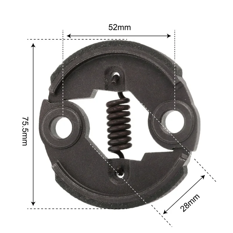 Imagem -03 - Embreagem do Metal para o Motor 43cc 49cc 52cc do Cortador de Escova da Gasolina