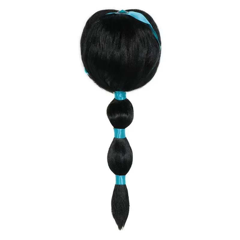 Girl Princess Cosplay Wig Children Mermaid Wig Princess Hair Accessories Carnival Party Wig Princess Dress Accessories Matching