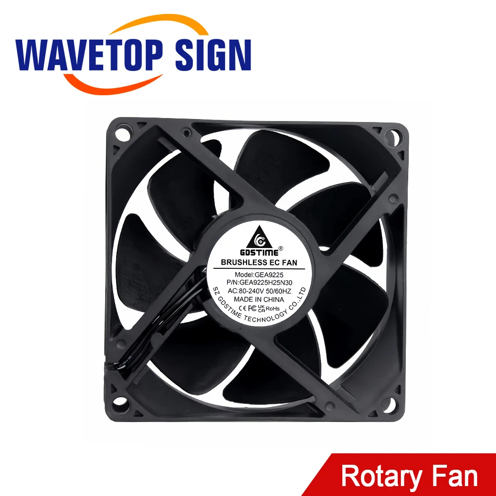 

Вентилятор охлаждения WaveTopSign EC Brushless EC6025 EC8025 EC9225 с шарикоподшипником и гидравлическим подшипником, 1.5-6 Вт, 80-240 В переменного тока, для деталей машин