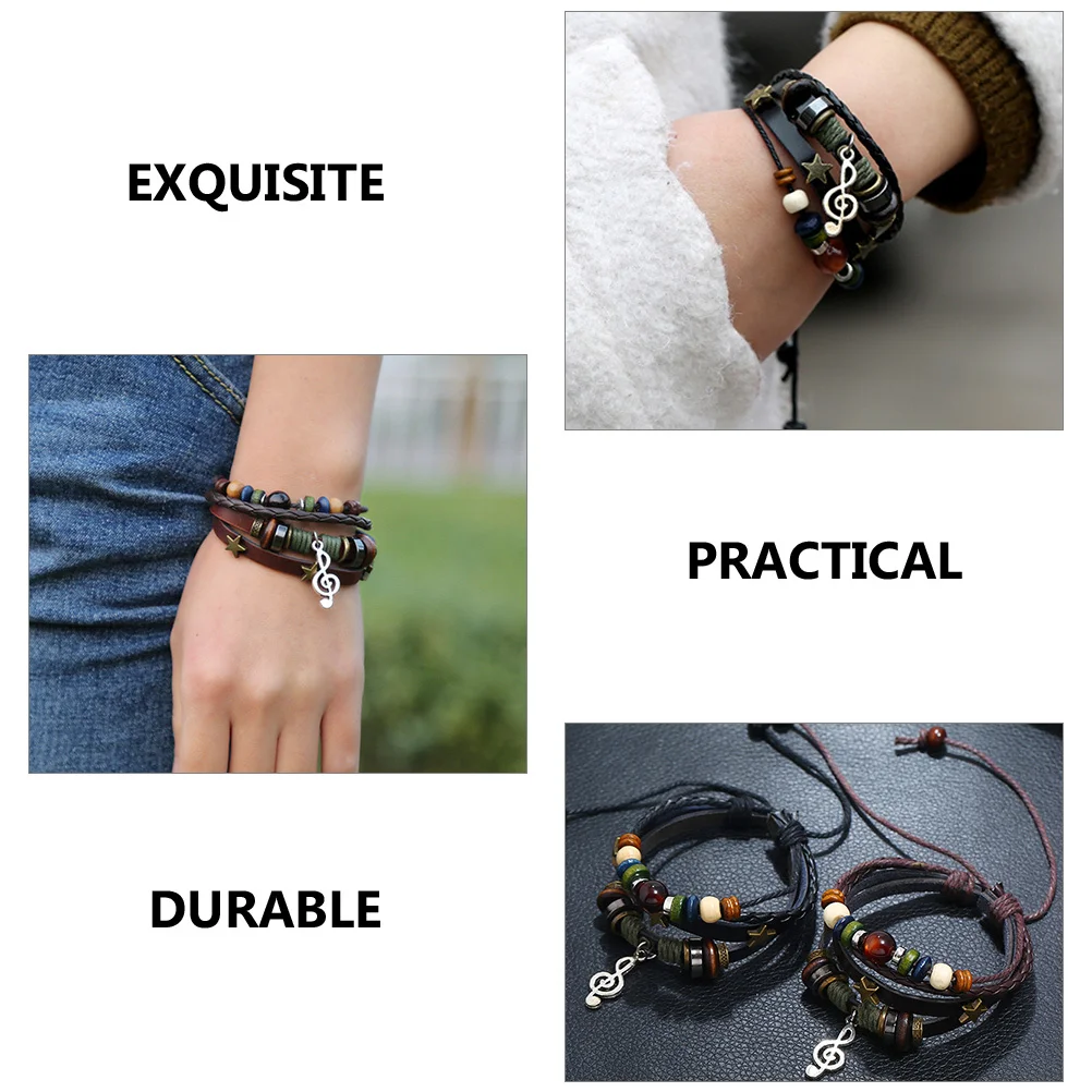

2 set Vintage Bracelet For Women Layered Cuff Gothic Punk Bohemian Aesthetic Jewelry 80S Style Wristband Set