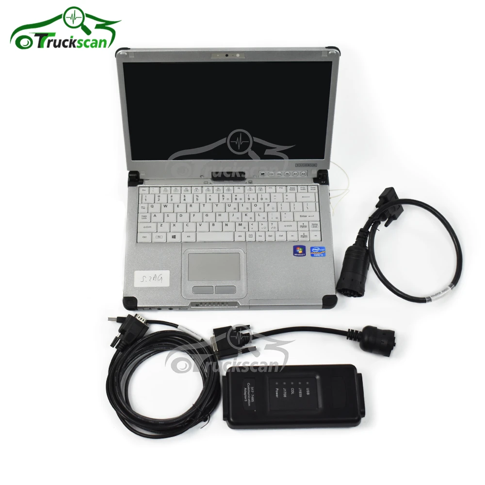 Et Adaptor III 317 7485 Diagnostic Scanner Tool Installed 2024 Sis Software+ET 2024+CATFLASH Software Adapter3 Et4 with CF19