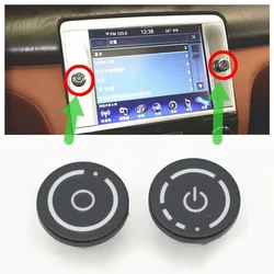Central Dash Panel Menu Volume Adjust Button Control Screen Switch Knob Cover For Maserati Quattroporte Ghibli GTS 2013-16