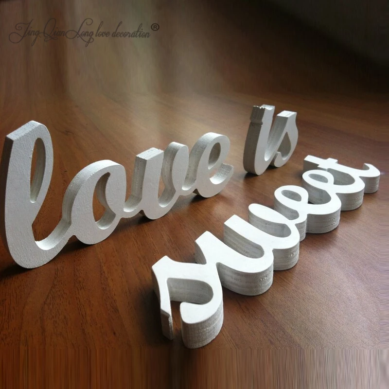 Love IS SWEET Wooden Letters for Wedding Decoration, Wedding Sign, Free Shipping