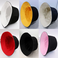 Solid Color Reversible Fashion Fisherman Hat Women Men Outdoor Fishing Cycling Bucket Hat Hiking Travelling Sunscreen Panama Cap