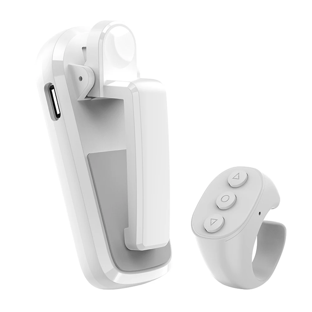 Remote Control Page Turners Lightweight Fingertip Ring RC Page Turners Camera Remote Clicker for E-book Clicker Accessory
