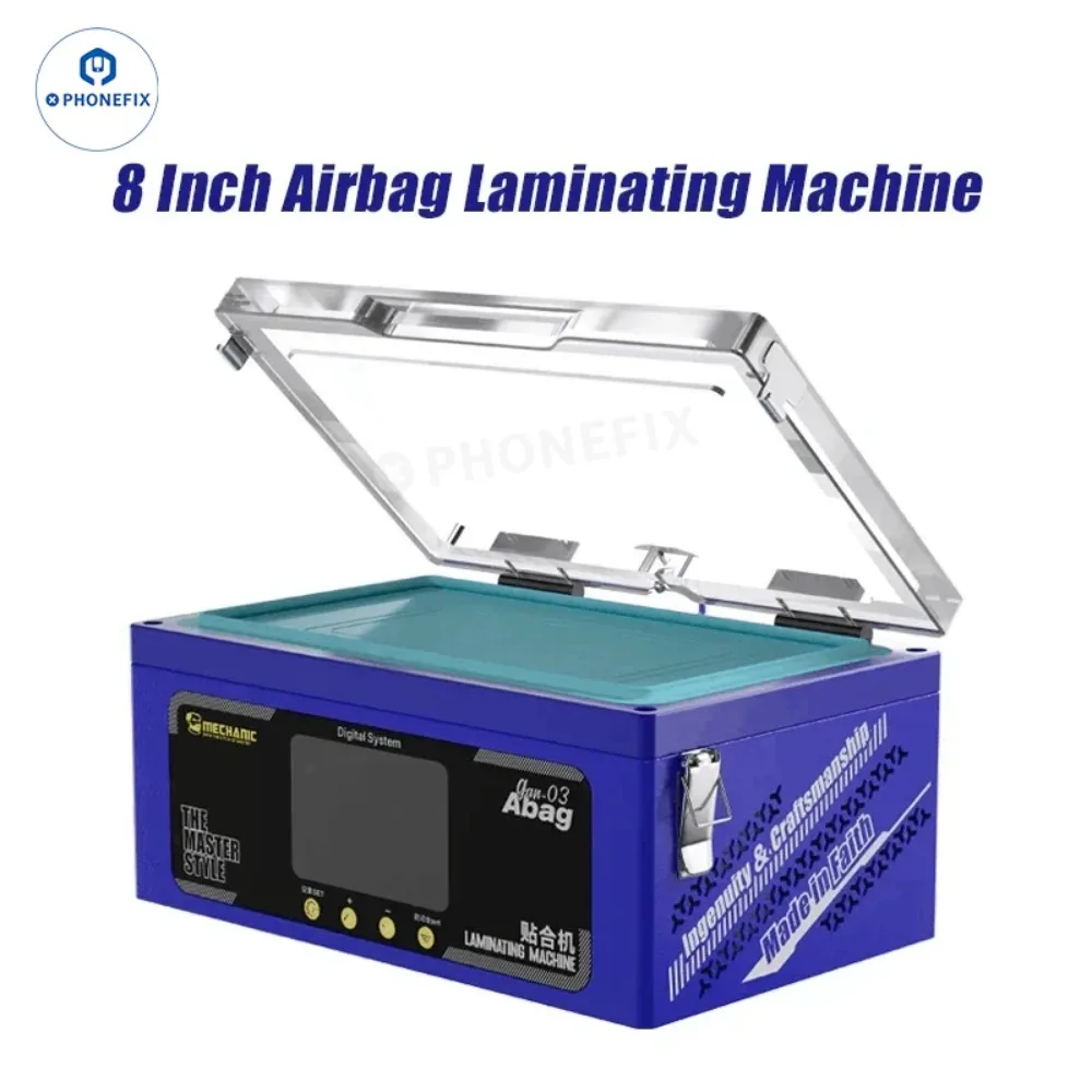 Mechanic Gan-03 Abag Laminating Machine for 8-Inch Flat/Edge Screens with Smart Control Pressure and Vacuum Laminating Bonding